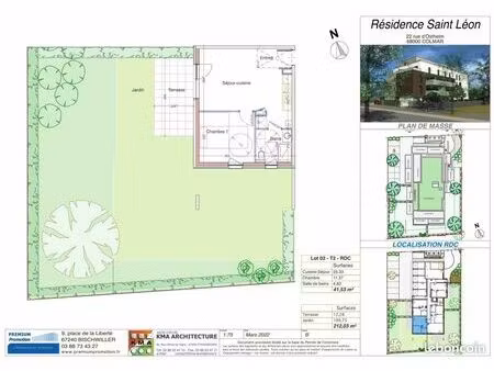 appartement 2 pièces 41 m²