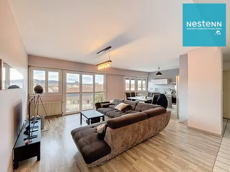 appartement à louer de 4 pièces à montbrison - balcons - garage - place de parking