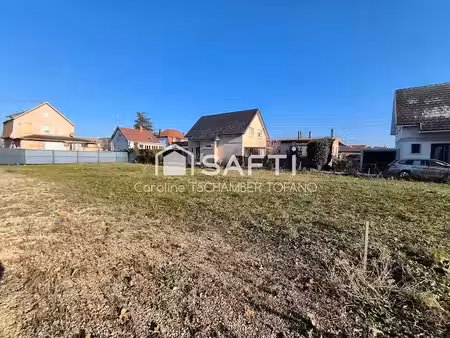 vente terrain à batir 452 m² à rixheim (68170)  127 000 €