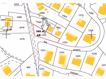 vente terrain 388 m² à sainte marie (97438)  89 000 €