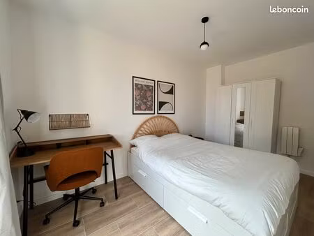 colocation- chambre meublée rénovée – secteur figuerolles  montpellier