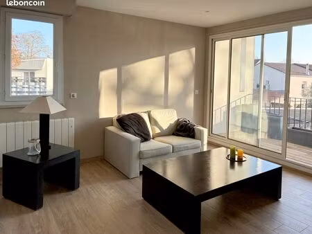 à louer libre de suite – bel appartement meublé t3 de 60 m² – centre du bouscat