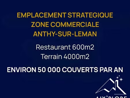 vente locaux professionnels 600 m² à anthy-sur-léman (74200)  995 000 €