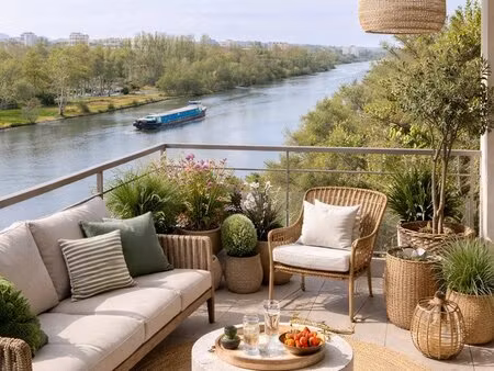 magnifique appartement 4 pièces avec balcon et parking