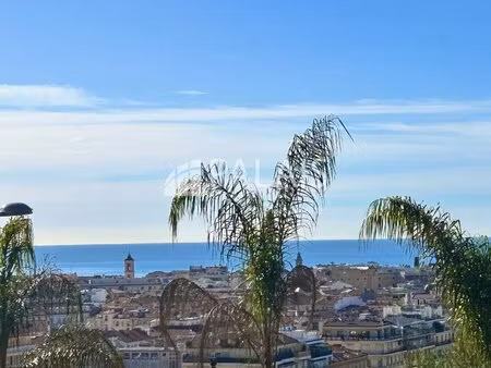 3 pieces superbe vue mer et ville