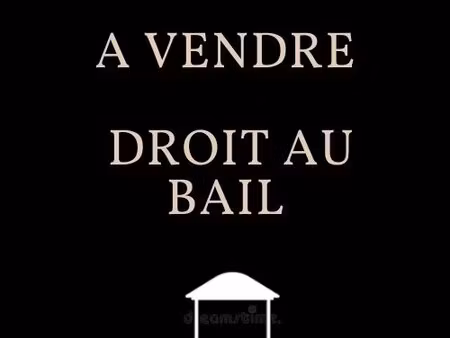 à vendre – droit au bail – quartier du port