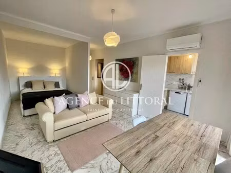 studio rénové - centre de beaulieu/mer