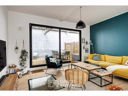 loft dans une ancienne bonneterie avec terrasse