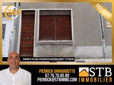 maison de village divisible en trois logements au pouzin