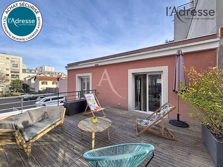 nanterre-puteaux/ avenue félix faure - maison 4 pièces - 3 extérieurs- 1 parking