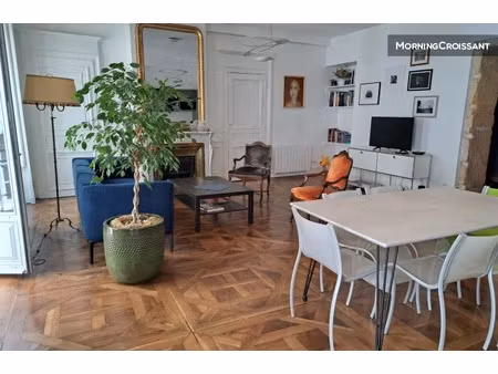 location meublée appartement 4 pièces 110 m² à lyon 1er (69001)  3 100 €