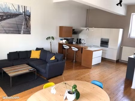location - roncq blanc four t3 duplex 74 m² (94 m² au sol)