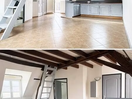 à rosoy / 6km de super u / appartement moderne / terrasse et mezzanine / idéal pour jeune 