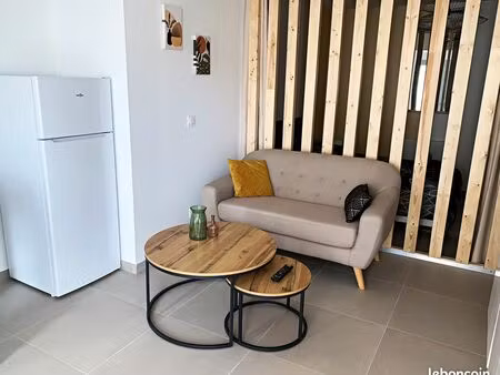 studio meublé 31m² avec terrasse & parking - proche université