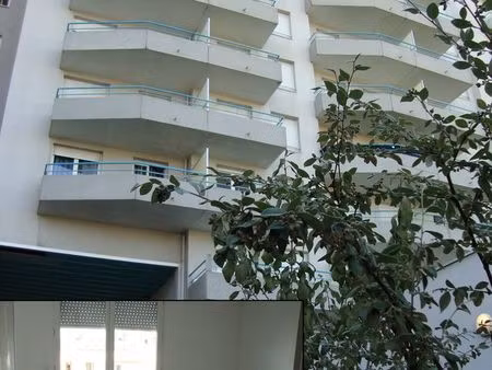 t1 / f1 bis  sablon / blaise  30m2  balcon  garage  rénové