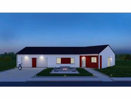 terrain avec maison neuve à vendre