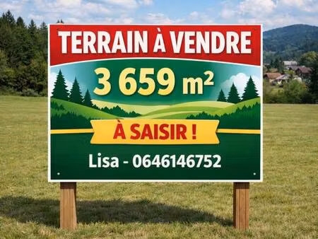 terrain constructible à vendre