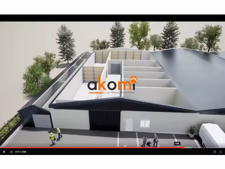 location locaux professionnels 40 m² à houdemont (54180)  260 €