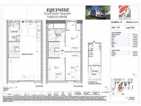 vente maison au havre (76600) : à vendre / 79m² le havre