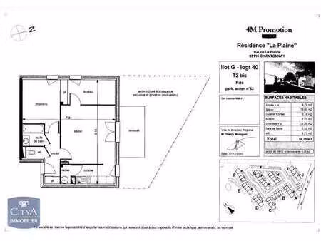 location appartement 2 pièces à chantonnay (85110) : à louer 2 pièces / 54m² chantonnay