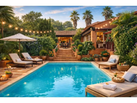 la cadiere d'azur : belle propriete sur parc paysager