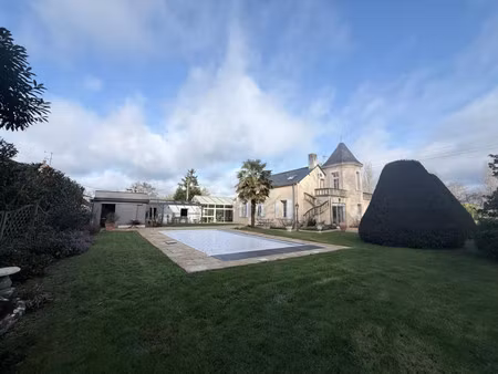 vente maison doue en anjou  296m² 9 pièces 630 000€ avec piscine