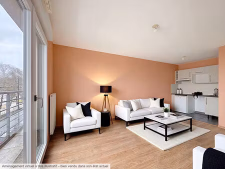 bourg saint sebastien sur loire appartement t2 residence recente stationnement