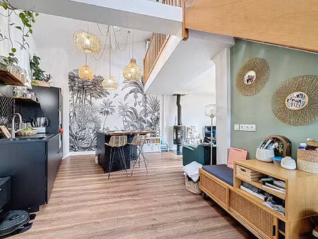 quartier paul bert - tours - maison rénovée 5 pièces 68 m2 avec 2 chambres  jardinet et te