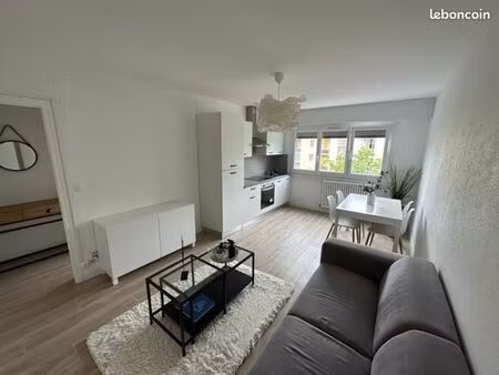 t2 meublé 42 m² – parking & cave – ambilly