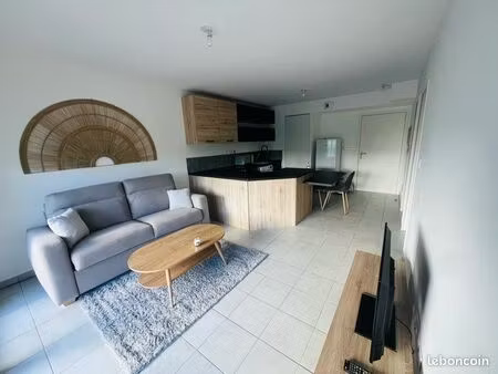 appartement t2 neuf + jardin