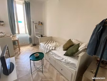 studio meublé tout inclus – 17 m² – marseille 7e – proche mer / endoume