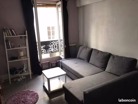 studio 21 m2 meublé paris 20ème saint fargeau
