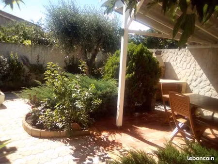 serignan (valras) appartement meublé t2 rez de jardin