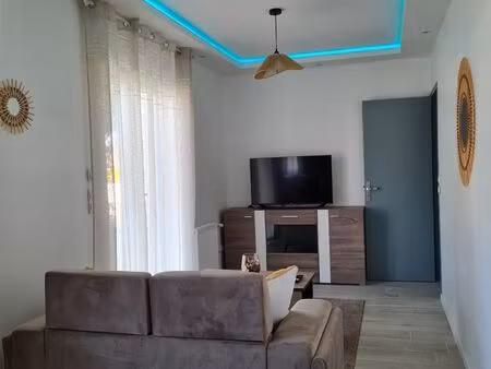 jolie t2/3 semi meublé avec jardin