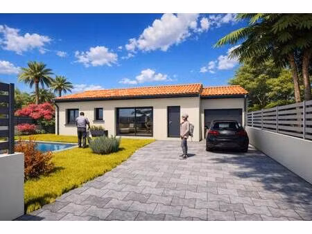 terrain avec maison neuve à vendre