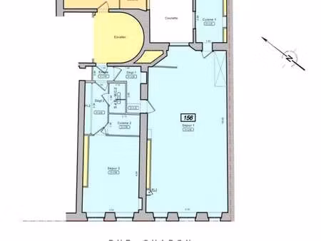 vente appartement 3 pièces à paris 3e (75003) : à vendre 3 pièces / 96m² paris 3e