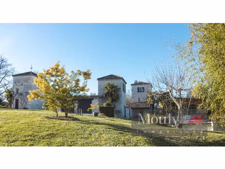 propriete d'exception avec trois tours et annexe