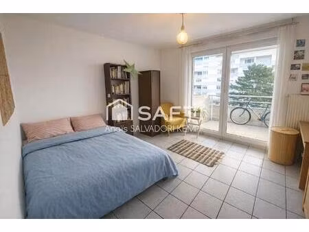 studio 18 66m² avec balcon - résidence sécurisée