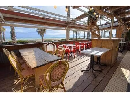 fond de commerce – canet-en-roussillon– face mer