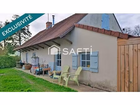 maison t3  2 chambres  terrain clos de 1252 m²