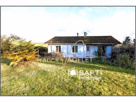 calme et verdure pour ce plain-pied de 80m² avec garage