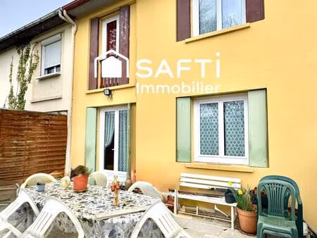 maison mitoyenne de 85m² avec jardin et garage