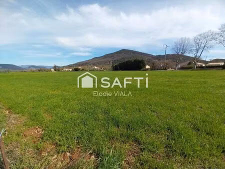 salasc : terrain plat 1047 m² proche salagou & a75