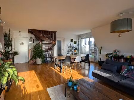 appartement duplex 70 16m² - dernier étage - garage/cave