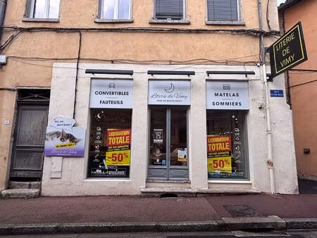 location local commercial 120m² neuville sur saone 69250