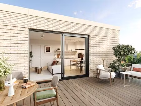 1-slaapkamerappartement met groot terras