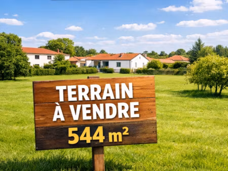 vente terrain à saint-jean-de-liversay (17170) : à vendre / 544m² saint-jean-de-liversay