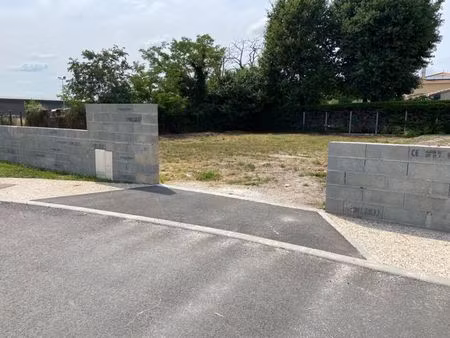 vente terrain 1030 m² le teich (33470)