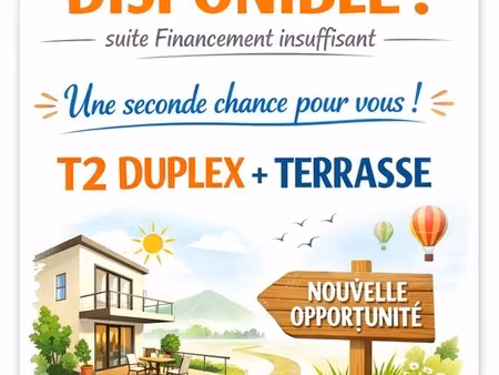 appartement à vendre 2 pièces à taponas (69220 ) duplex 56 m²– calme  extérieur réaménagé 