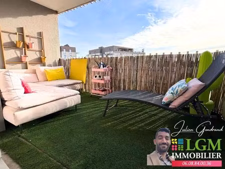 montpellier - croix d'argent - appartement 2 pièces de 44 78 m² avec terrasse de 10 5 m² e